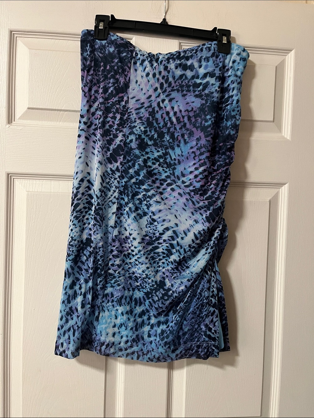 Nine West Blue & Purple Printed fit skirt